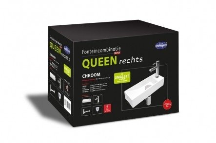 Fonteinset Queen rechts