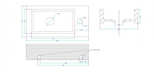 Fonteinset Mini-block links